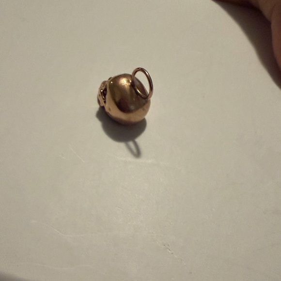 Fortunebaby 14K Rose Gold Gold Skull Charm with Diamonds! - Picture 5 of 7